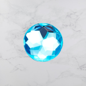 Blue Zircon Gemstone Gift Box Closure