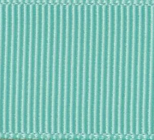 Aqua 80cm Grosgrain Ribbon