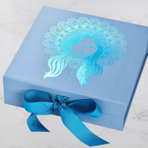 Methyl Blue 80cm Grosgrain Ribbon