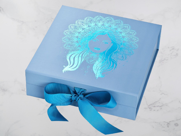 Methyl Blue 80cm Grosgrain Ribbon